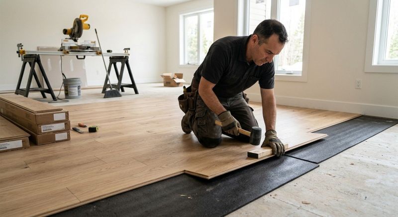 Engineered Wood Installation in Walworth County, WI