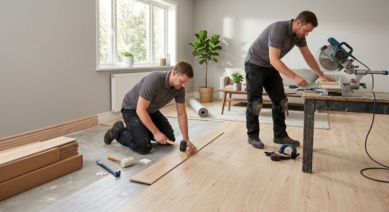 Laminate Floor Installation in Delavan, WI