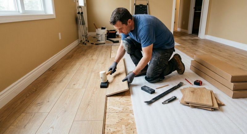 Laminate Floor Installation in Mukwonago, WI