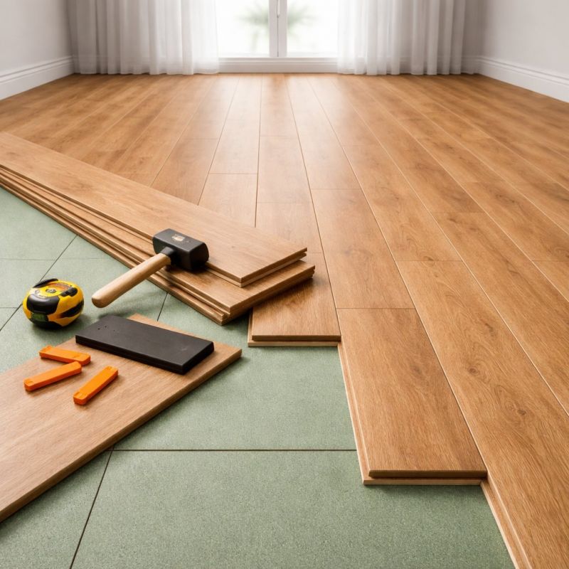 Laminate Floor Remodeling in Walworth County, WI