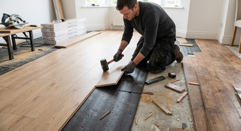 Laminate Floor Replacement in Darien, WI