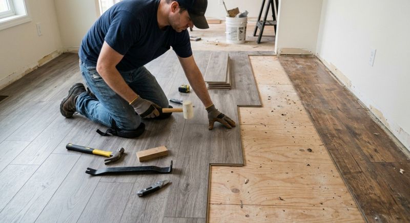 Laminate Floor Replacement in East Troy, WI
