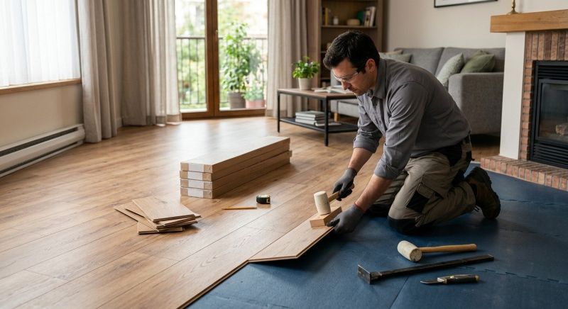 Laminate Floor Replacement in Walworth County, WI