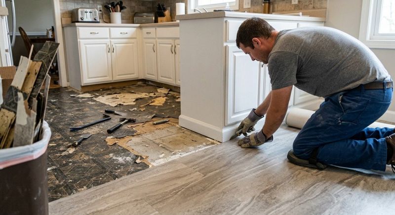 Linoleum Floor Installation in Delafield, WI
