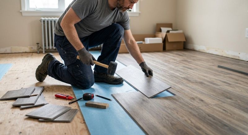 Linoleum Floor Installation in Ixonia, WI