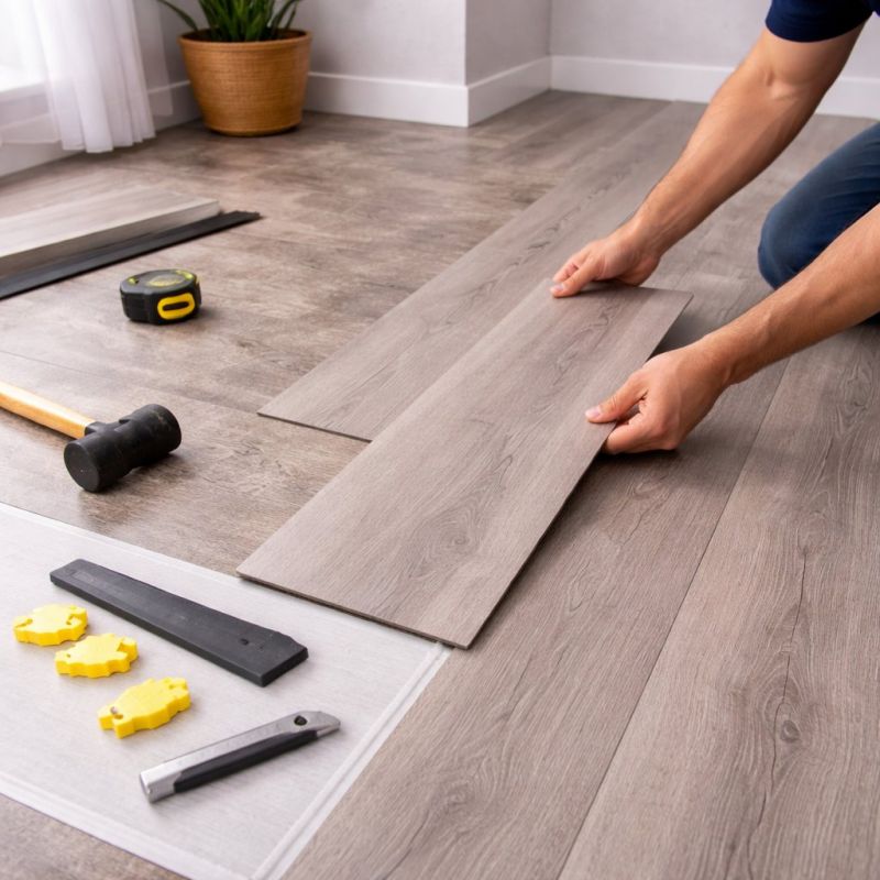 Luxury Vinyl Tile Installation in Janesville, WI