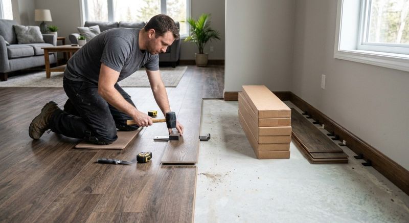 Luxury Vinyl Tile Installation in Lake Mills, WI