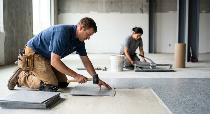 Lvt Flooring Installation in Janesville, WI