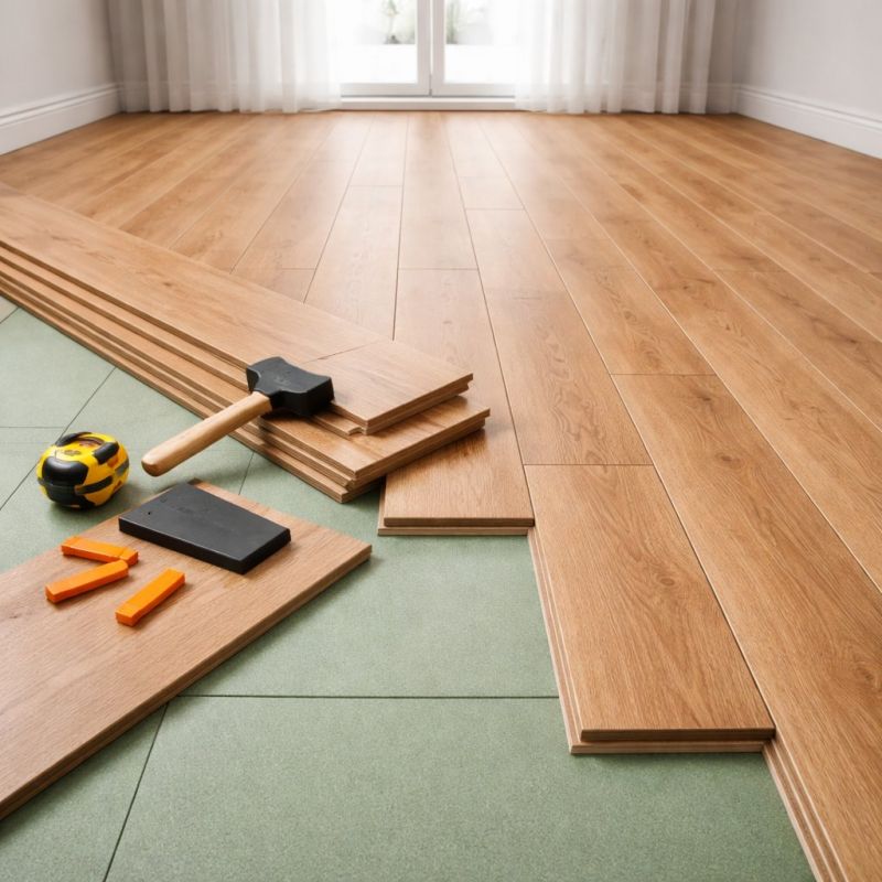 Plank Laminate Installation in Walworth County, WI