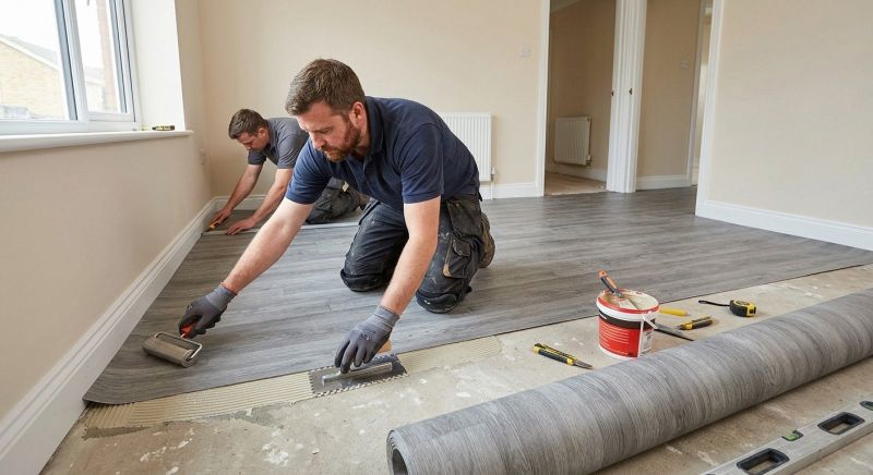 Sheet Linoleum Installation in Eagle, WI