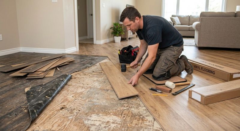 Vinyl Flooring Installation in Whitewater, WI