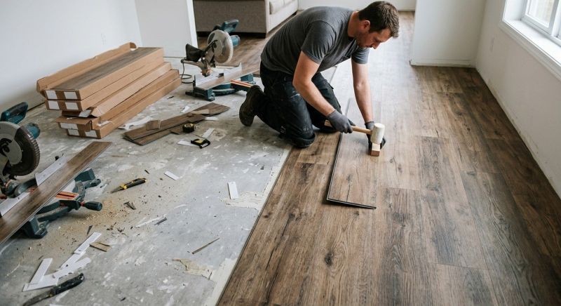 Vinyl Plank Floor Installation in Walworth County, WI