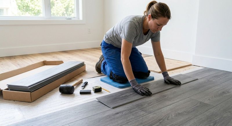 Vinyl Tile Installation in Walworth County, WI