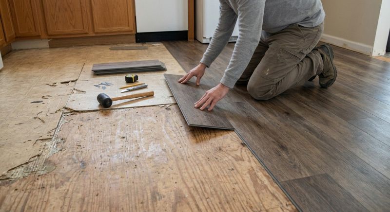 Vinyl Tile Replacement in Walworth County, WI